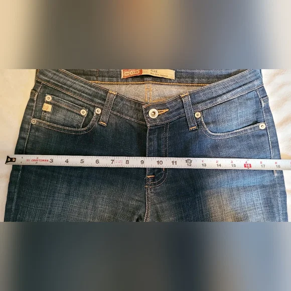 Big Star Alex Skinny Jeans Women's 27 Dark Wash Blue Stretch Denim Mid Rise Pant - Picture 8 of 13